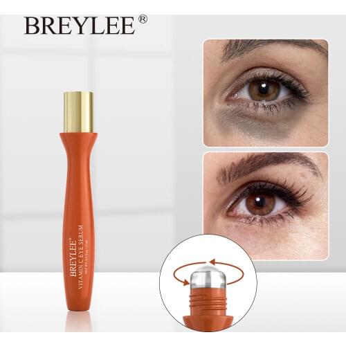 BREYLEE Vitamin C Eye Serum Eye Rolle Whitening Remove Melanin Dark Circles Anti-oxidation Moisturizing Eye Care