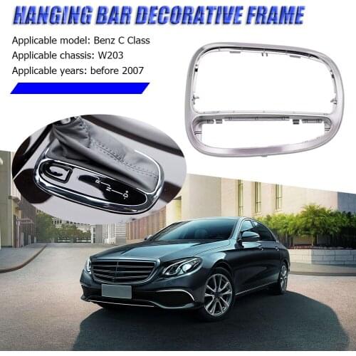 Center Shifter Trim Cover Plastic Bezel Outdoor Chromed Anti-resistance Repairing Parts for Mercedes Benz C Class W203