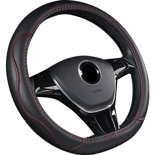 D Type Stering Wheel Cover Wrap For Renault Kadjar Espace Twingo megane Talisman 2015- 2021 Ford Focus ST RS Sedan 2015- 2021