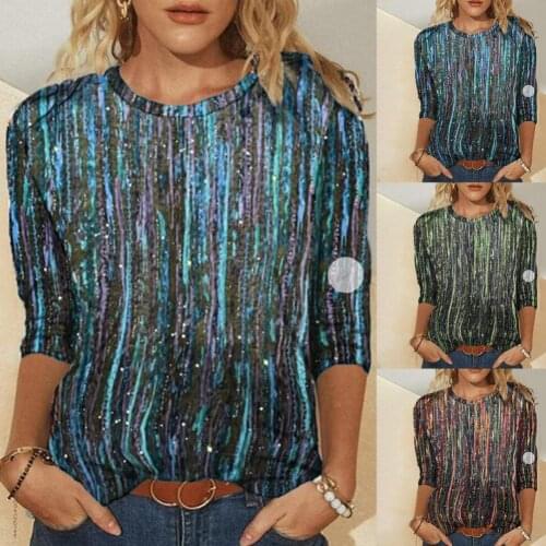 Sexy Colorful Print Spring Autumn Women O-Neck T Shirt Long Sleeve Tops Tees Casual T Shirts Female Streetwear Fashion Clothes