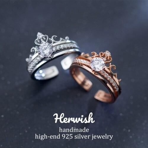 Женские серебряные кольца Herwish China At AliExpress