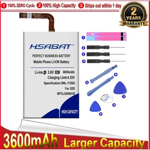 HSABAT 0 cycle 3200mAh BPCLS00001B Battery for BlackBerry Q20 Perfect Replacement-free shipping