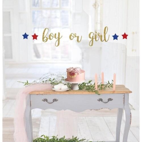 Personalised BOY OR GIRL banner, Gender reveal decorations, Gender reveal ideas, Boy or Girl, Custom Gender reveal decor banner