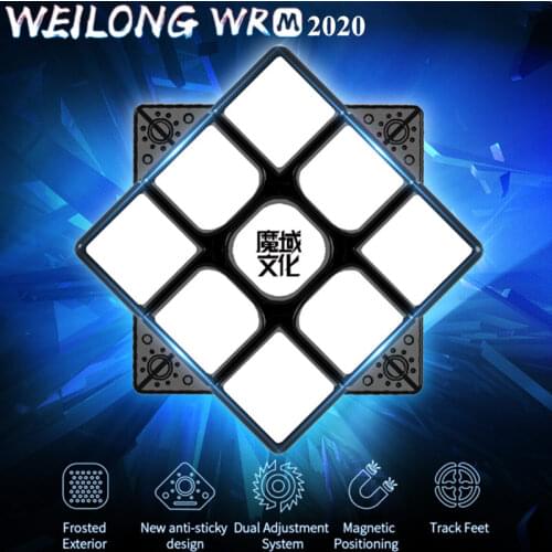 [JUDY]MoYu Weilong WRM 2020 3X3X3 Magnetic Magic Speed Cube, Professional,Anti-Stress Toys,Smooth,Childrens Puzzle,For the Gam