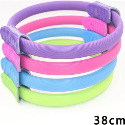 Gym Pilates Ring Magic Circle plastic Grip Sporting sports Yoga Ring Exercise Fitness Body Massage Loop Lose Weight Equipment