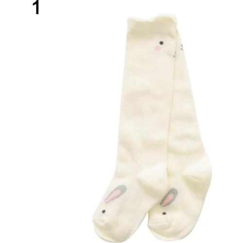 Lovely Cartoon Animal Baby Kids Girls Boys Long Knee-High Cotton Socks Tights