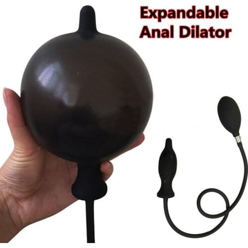 Inflatable Butt Plugs Expandable Anal Dilator Massager Massager Masturbation G-Spot Climax Anus Dildo Erotic Sex Toys DHL 50pcs