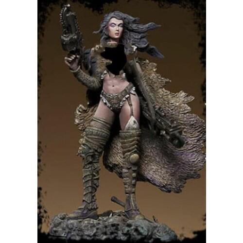 1/22 Scale Unpainted Resin Post apocaliptic girl collection figure