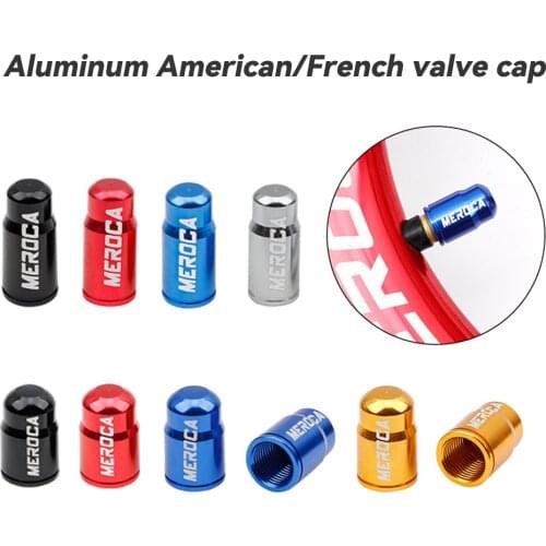 New Aluminum Alloy Road Track Racing Bike Tube Tyre Bicycle Tire Wheel French Valve Cap Presta AIR Valve Caps Bike Accessories