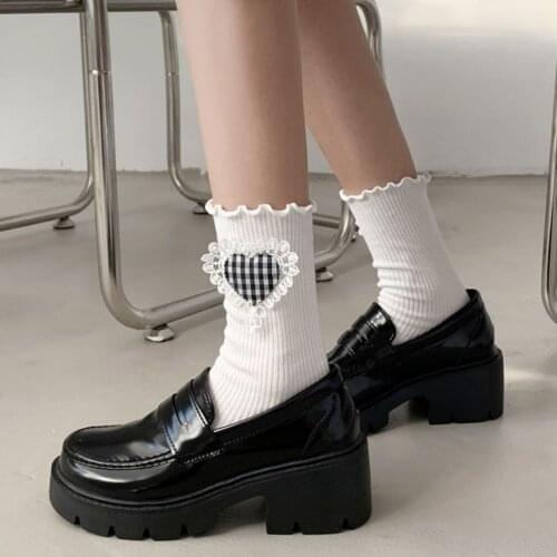 Mary Jane Shoes Girls Japanese School Jk Uniform Accessories Lolita Shoes College Gothic PU Leather Platform High Quality Shoe
