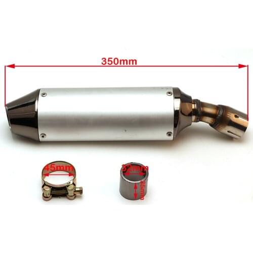 Suitable for motorcycle new exhaust muffler tube BBR style China KAYO BSE Apollo off-road vehicle 110cc 125cc