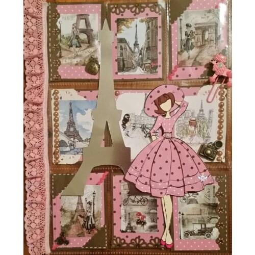 Mmao Crafts Metal Steel Cutting Dies new Princess dress girl Stencil For DIY Scrapbooking Paper/photo Cards Embossing Dies