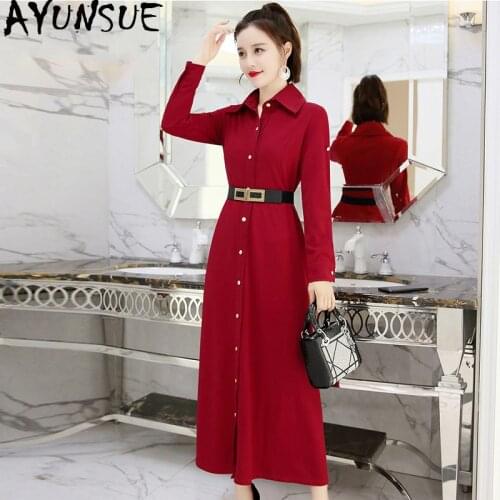 Korean Vintage Dress Elegant Long Office Dress Spring Summer Dress Women Clothes 2020 Womens Dresses OL Formal Vestidos ZT2113