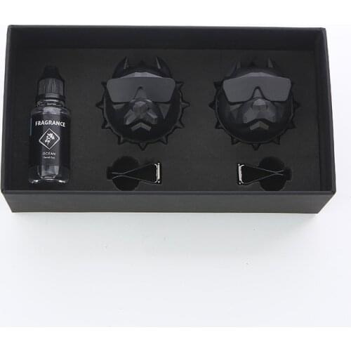 2Pcs Dog Logo Car Perfume Fragrance Diffuser Air Fresheners With Magnet Clip Auto Vents Scent Parfume