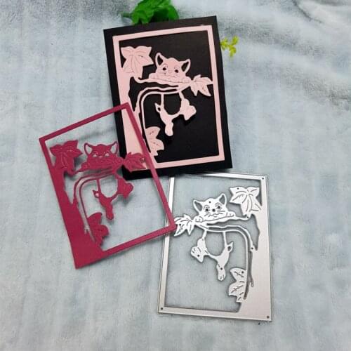 Animal Background Metal cutting die DIY scrapbook album paper card decoration crafts embossing die cutting