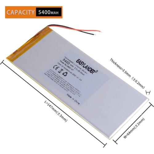 Li-polymer Rechargeable Battery compatible with the k1 shield tablet Nvidia Shield 147*63*3.8mm