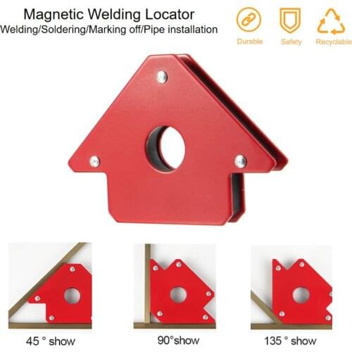 Magnetic Welding Locator Corner Soldering Positioner Holder Welding Fixture 12/25/50 LBS 45/90/135 Degrees Soldering Tool