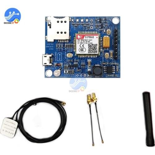 SIM868 Development board GSM/GPRS/Bluetooth/GPS module IP-EX-MINI interface MICRO SIM card holder Headphone microphone port