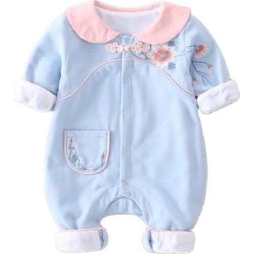 New Spring Cotton Baby Romper Long Sleeve Infant Rompers Baby Girls Jumpsuit Newborn Clothes Autumn Kids Clothing Toddler Jacket