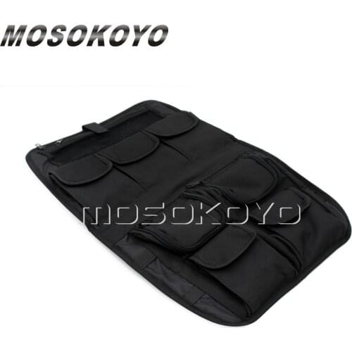 Saddleman Lid Organizer Storage Pocket Tour Pack Pak Saddle Bag for Harley Road King FLHR FLTR FLHX 2008-2013