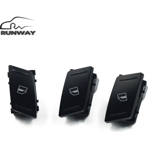For SKODA Octavia MK2 II 1Z Yeti 2003 - 2014 Right Driver Single Electric Power Window Switch Button 1Z0 959 856 855 3PCS/SET