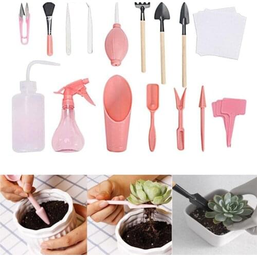 3/7/12/14/16Pcs Garden Planter Kit Succulent Planting DIY Transplant Seedling Tool Bonsai Fertilizer Drilling Device Garden Tool