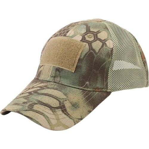 Outdoor Camouflage Adjustable Cap Mesh Military Airsoft Fishing Hunting Hat Dropshipping