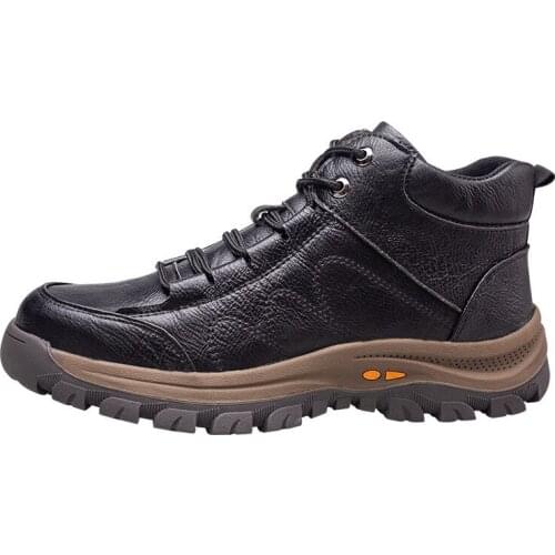 Outdoor Waterproof Non-slip Work Boots Mens Safety Shoes Steel Toe Cap Anti-scald Indestructible Work Shoes Tactical Sneakers