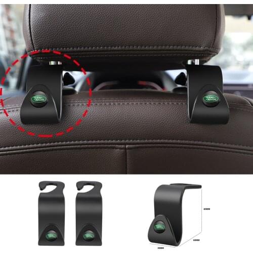 2Pcs Universal Car Styling Seat Back Hook For Land Rover LR2 LR3 LR4 Range Rover Evoque Discovery SV SVR Velar Aurora RR EVQ