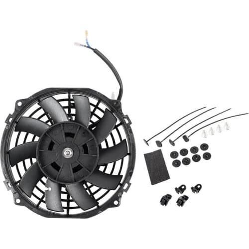 Universal Transmission Oil Cooler Radiator Fan 12V 80W Car Motor Electric Automotive Radiator Cooling Fan 7/9/10/12inch