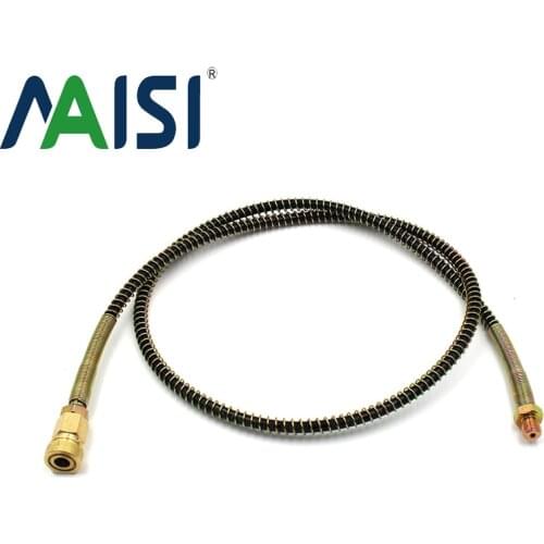 63Mpa High Pressure PCP Pump Hose 500mm With 8mm SS 304 Female Paintball Quick Connector