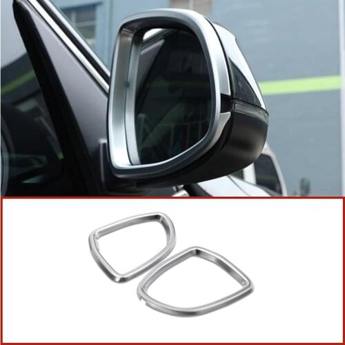 ABS Chromium Styling Car Side Rearview Mirror Cover Frame Trim Stickers For BMW X5 F15 2014-2020 X6 F16 2015-20 Car Accessories