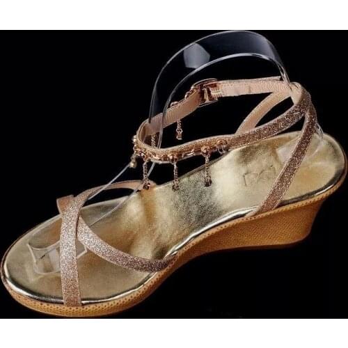 Acrylic display stand POP display products shoe bomb racks exhibit shoes sandals shelf shoe supporter ,20pcs/lot