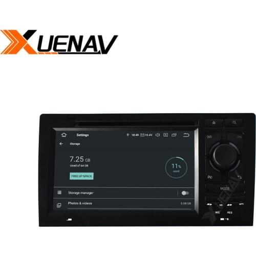 Stereo Receiver Car Audio Radio For Audi A8 S8 1994-2001 2002 2003 Screen Android Auto Multimedia Player GPS Navigation Carplay