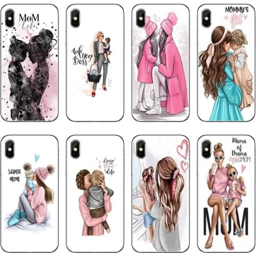 Girl Super Mom Baby Accessories Phone Case For Samsung Galaxy A71 A70 A60 A51 A50 A41 A40 A31 A30 A20E A21S A12 A10 A7 A5 A3