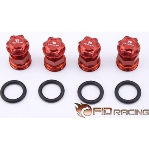 FID CNC Alloy Axle Extender and Wheel Nut for 1/5 Scale LOSI 5IVE-T