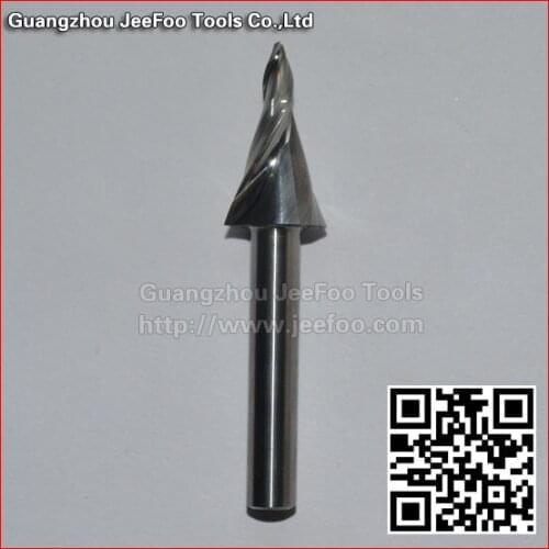 6*12*28degree*1.5 Two flutes taper ball nose cutter for Advertising signs/cnc engraving tools For Acrylic