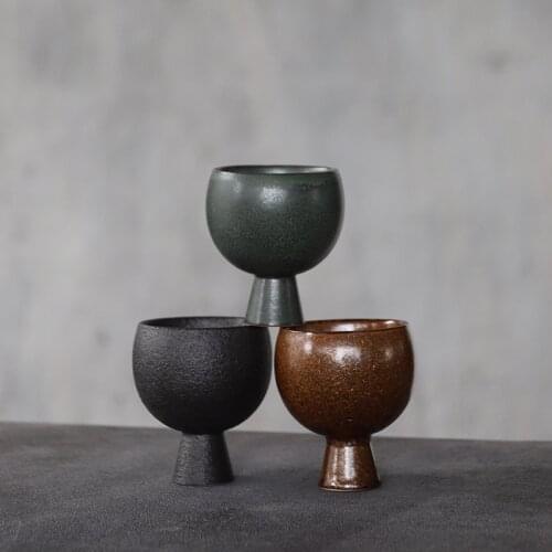 LUWU ceramic teacup vintage chinese tea cup drinkware 90ml