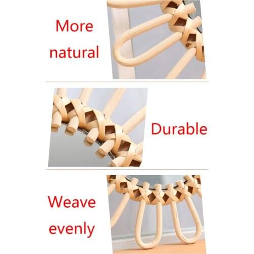 Rattan Round Makeup Mirror Innovative Art Decoration Dressing Bathroom Wall Hanging Mirrors C1FF