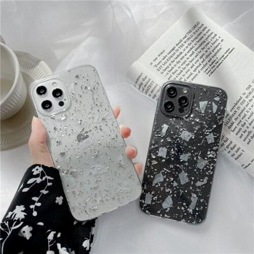 Retro art Silver foil kawaii japanese Phone Case For iPhone 12 11 Pro Max Xr Xs Max 7 8 Plus 12 mini 7Plus case Cute Soft cover