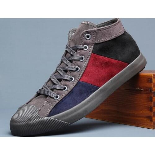 Brand Vintage Mens Canvas Shoes Spring Autumn 2019 Newest Male Casual Sneakers Shoes Mens Casual Flat Shoes