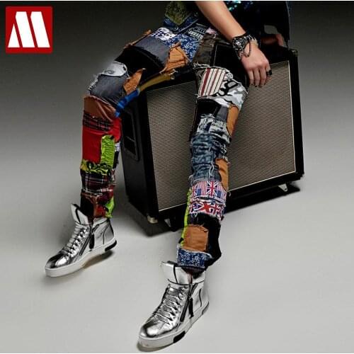 Мужские модные джинсы MYDBSH China At AliExpress