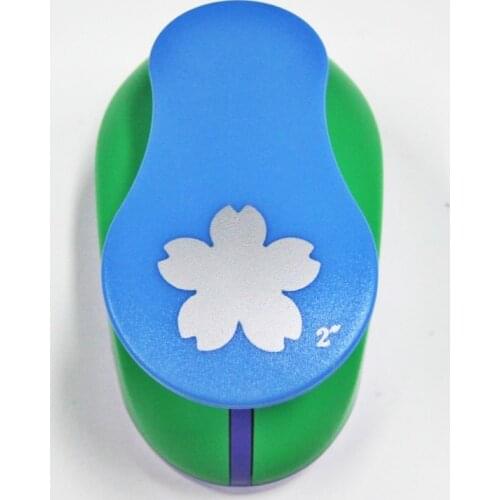 2" Cherry Blossoms Shaped Craft Punch Paper Cutter Eva Foam Tools For Scrapbooking Sakura Hole Shape Puncher Punches Scrapbook