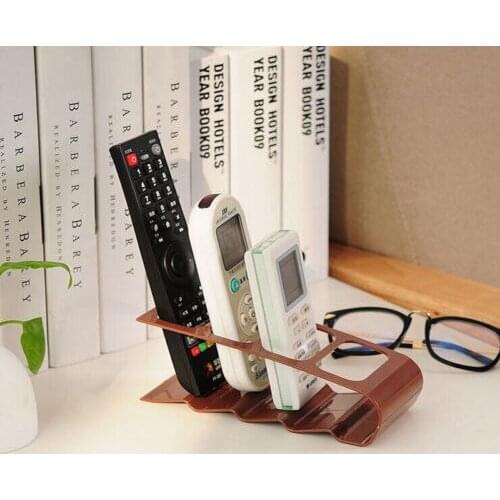 Top DVD TV Remote Control Cell Phone Stand Holder Storage Rack Organizer Tools