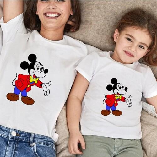 Mother Daughter TShirt Dad Son Shirts Father Baby Outfits for Family Matching Clothes Mom and Daughter Tees Sister Brother Set