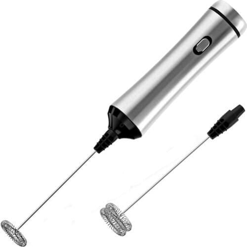 SANQ Rechargeable Milk Frother, Electric Handheld Foam Maker High Torque Motor, Whip Foamer Drink Mixer For Coffee Art, Cappuc