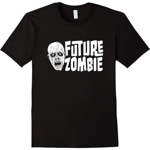 Future Zombie Funny Halloween T-Shirt for Men Graphic T-Shirt