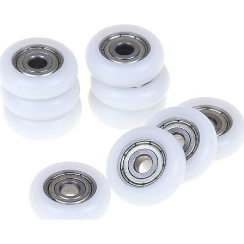 2/5/10pieces Wheel Plastic Door Replacement Roller Wheel Runner Diameter 23mm Sliding Shower Roller