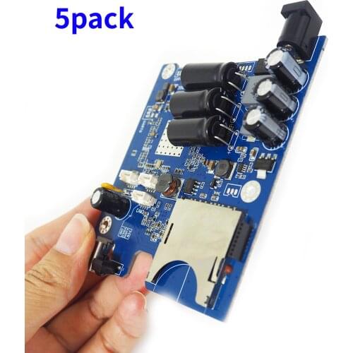 5pack MINI real-time recording 2CH DVR PCB board AVI format 2CH MINI DVR video recorder for 1080P 720P 3MP 5MP AHD camera CVBS