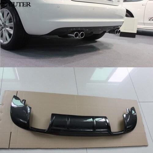A3 Hatchback Carbon Fiber Rear Bumper Diffuser Lip For Audi A3 09-12